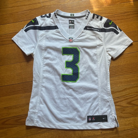 Russell Wilson #3 White (Away) Seattle Seahawks Jersey / Women's Fit Small - Picture 2 of 7